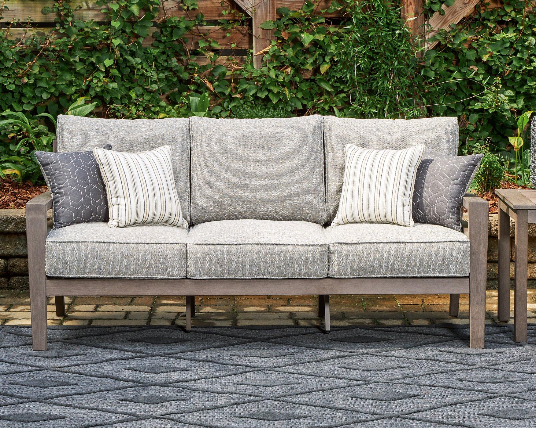 Hillside Barn Outdoor Sofa with Cushion - Romeo & Juliet Furniture (Warren,MI)