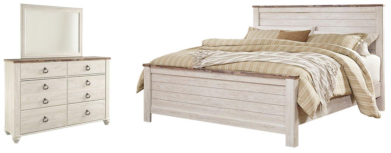 Willowton Bedroom Set - Romeo & Juliet Furniture (Warren,MI)