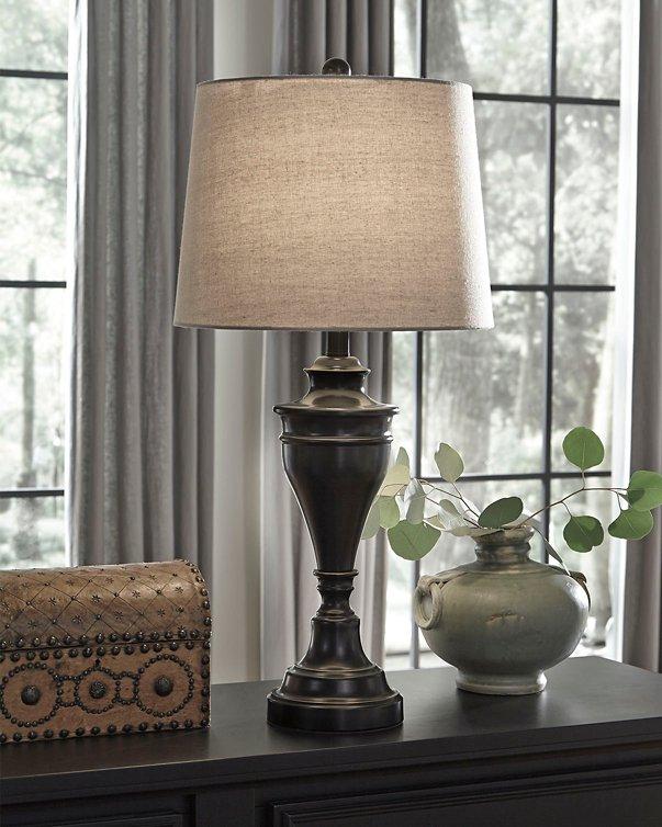 Darlita Table Lamp (Set of 2) - Romeo & Juliet Furniture (Warren,MI)