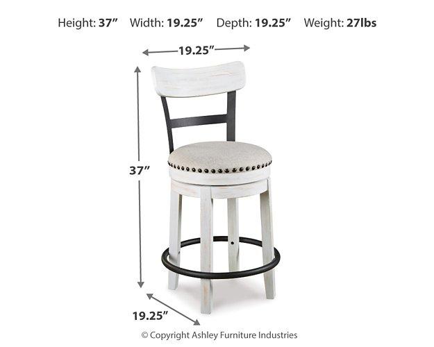 Valebeck Counter Height Bar Stool - Romeo & Juliet Furniture (Warren,MI)