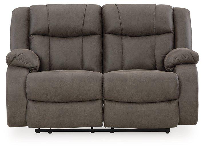 First Base Reclining Loveseat - Romeo & Juliet Furniture (Warren,MI)
