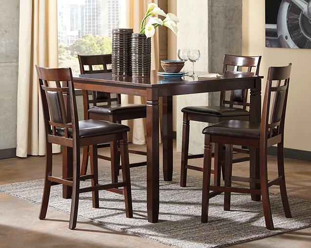 Bennox Counter Height Dining Table and Bar Stools (Set of 5) - Romeo & Juliet Furniture (Warren,MI)