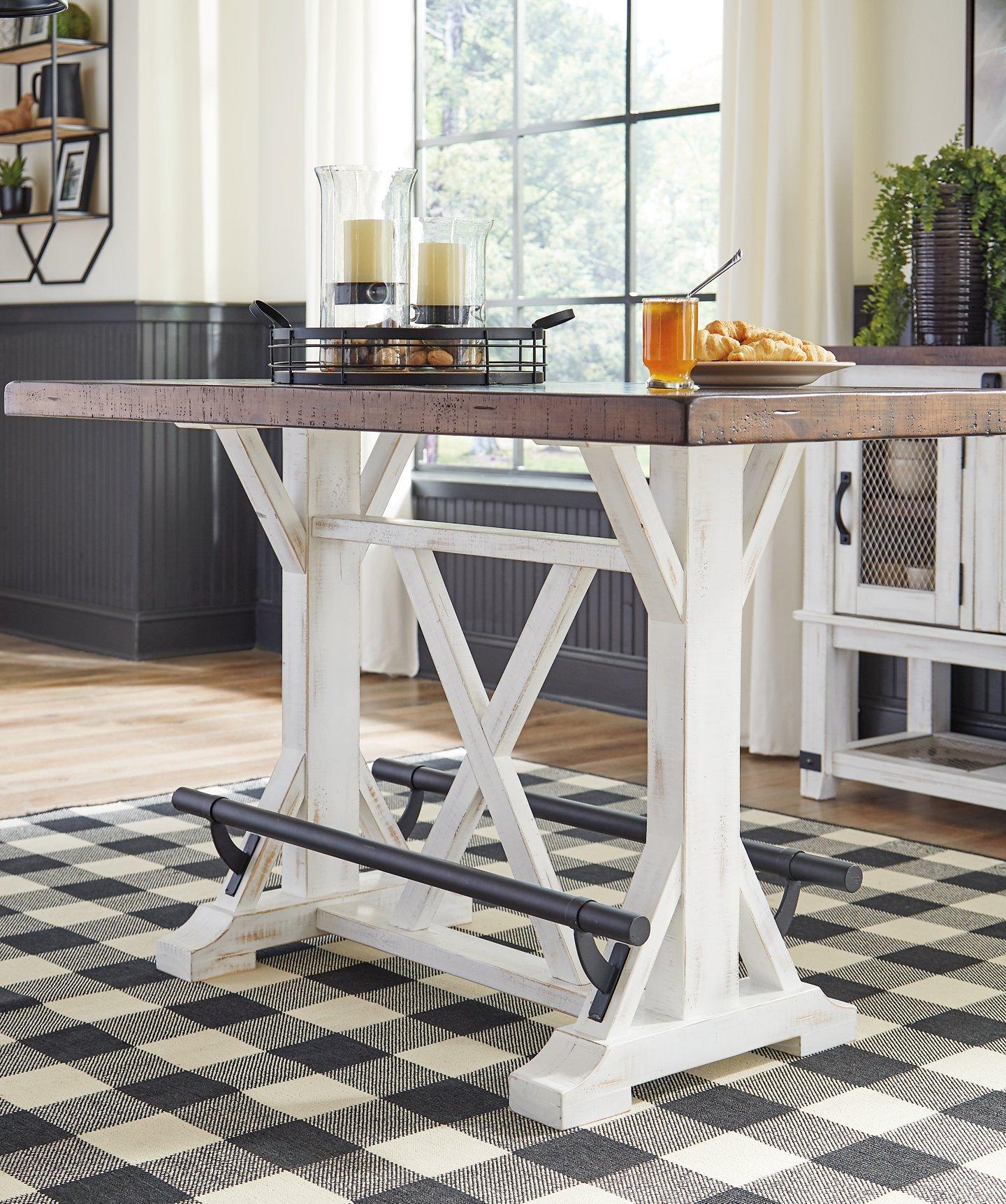 Valebeck Counter Height Dining Table - Romeo & Juliet Furniture (Warren,MI)