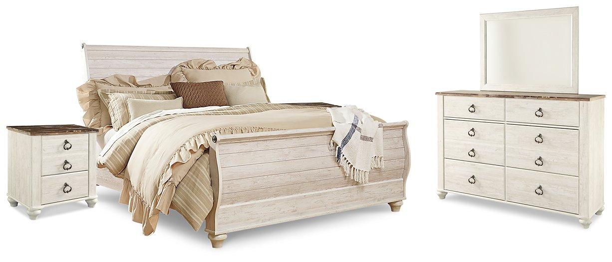 Willowton Bedroom Set - Romeo & Juliet Furniture (Warren,MI)