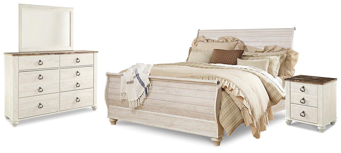 Willowton Bedroom Set - Romeo & Juliet Furniture (Warren,MI)