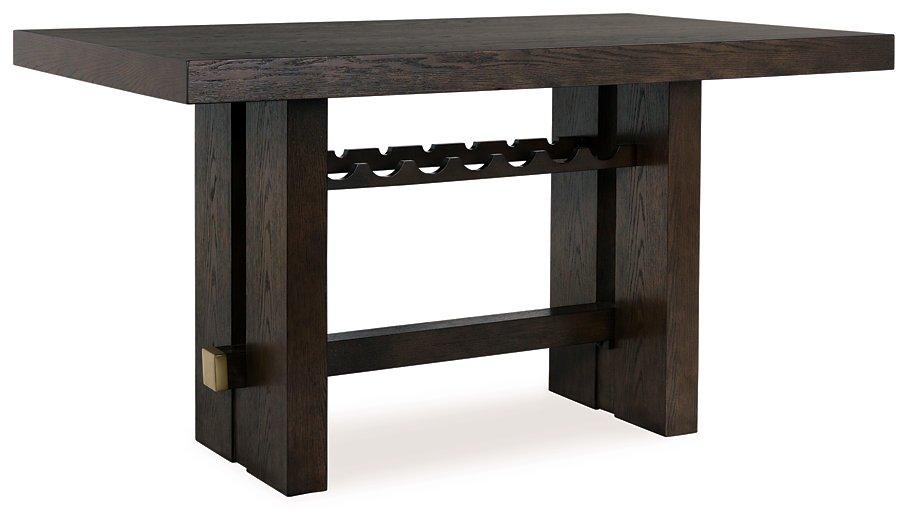 Burkhaus Counter Height Dining Table - Romeo & Juliet Furniture (Warren,MI)