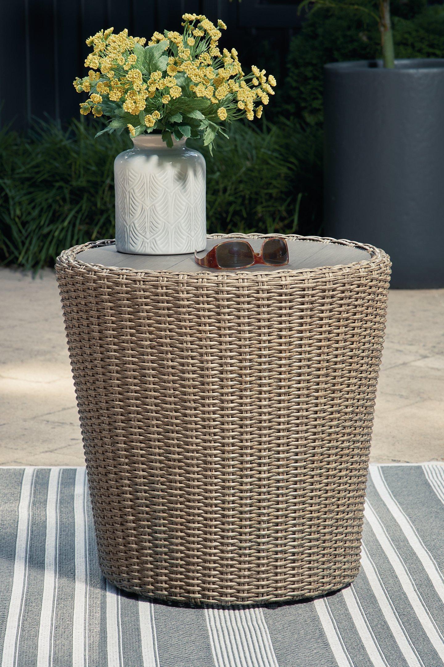 Danson Outdoor End Table - Romeo & Juliet Furniture (Warren,MI)