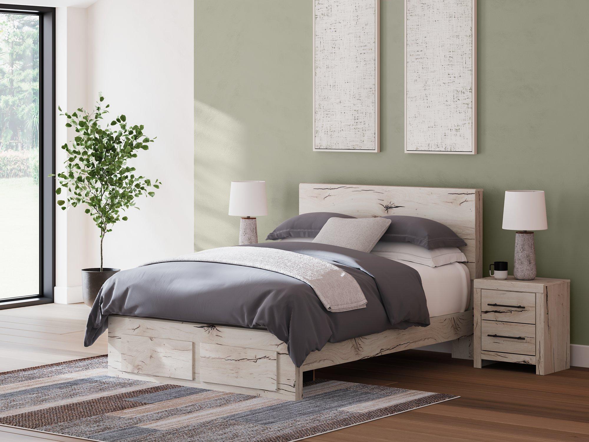 Lawroy Panel Storage Bed - Romeo & Juliet Furniture (Warren,MI)