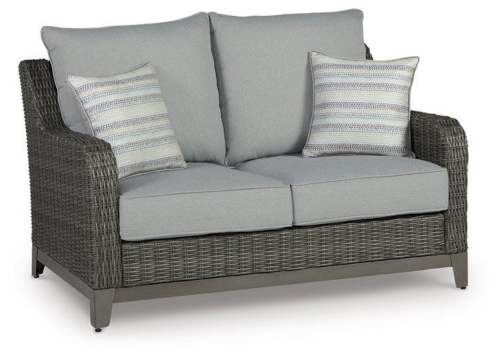 Elite Park Outdoor Loveseat with Cushion - Romeo & Juliet Furniture (Warren,MI)