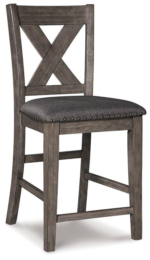 Caitbrook Counter Height Upholstered Bar Stool - Romeo & Juliet Furniture (Warren,MI)