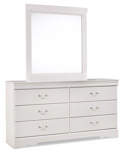 Anarasia Dresser and Mirror - Romeo & Juliet Furniture (Warren,MI)