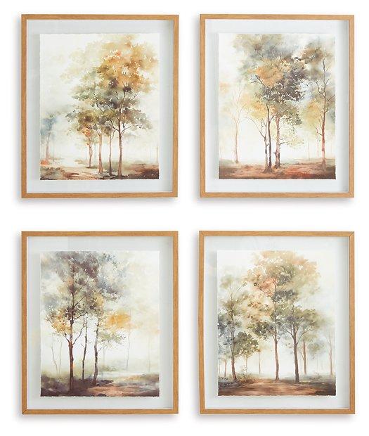 Bryneford Wall Art (Set of 4) - Romeo & Juliet Furniture (Warren,MI)