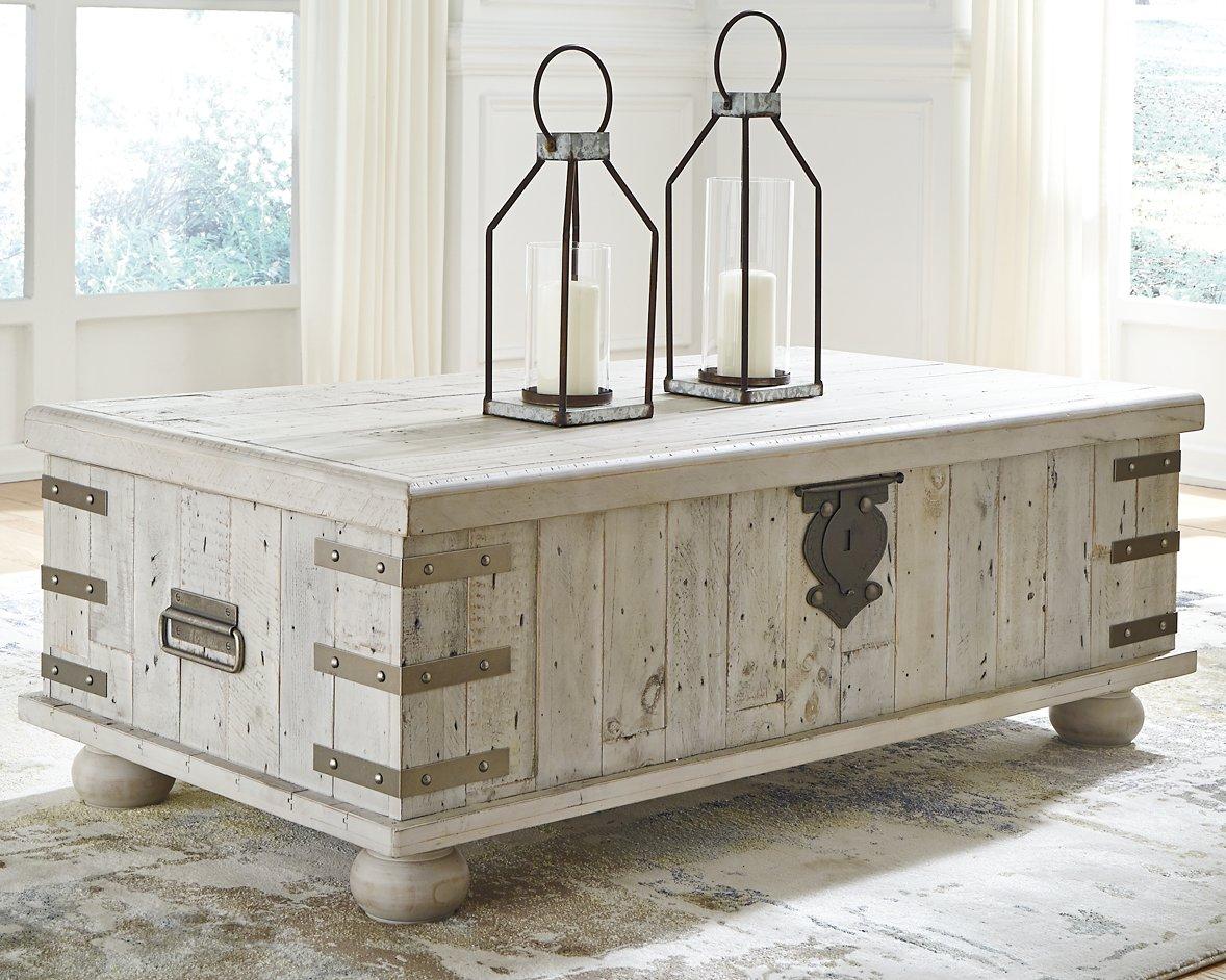 Carynhurst Coffee Table with Lift Top - Romeo & Juliet Furniture (Warren,MI)