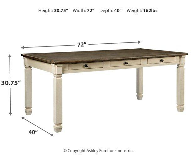 Bolanburg Dining Table - Romeo & Juliet Furniture (Warren,MI)