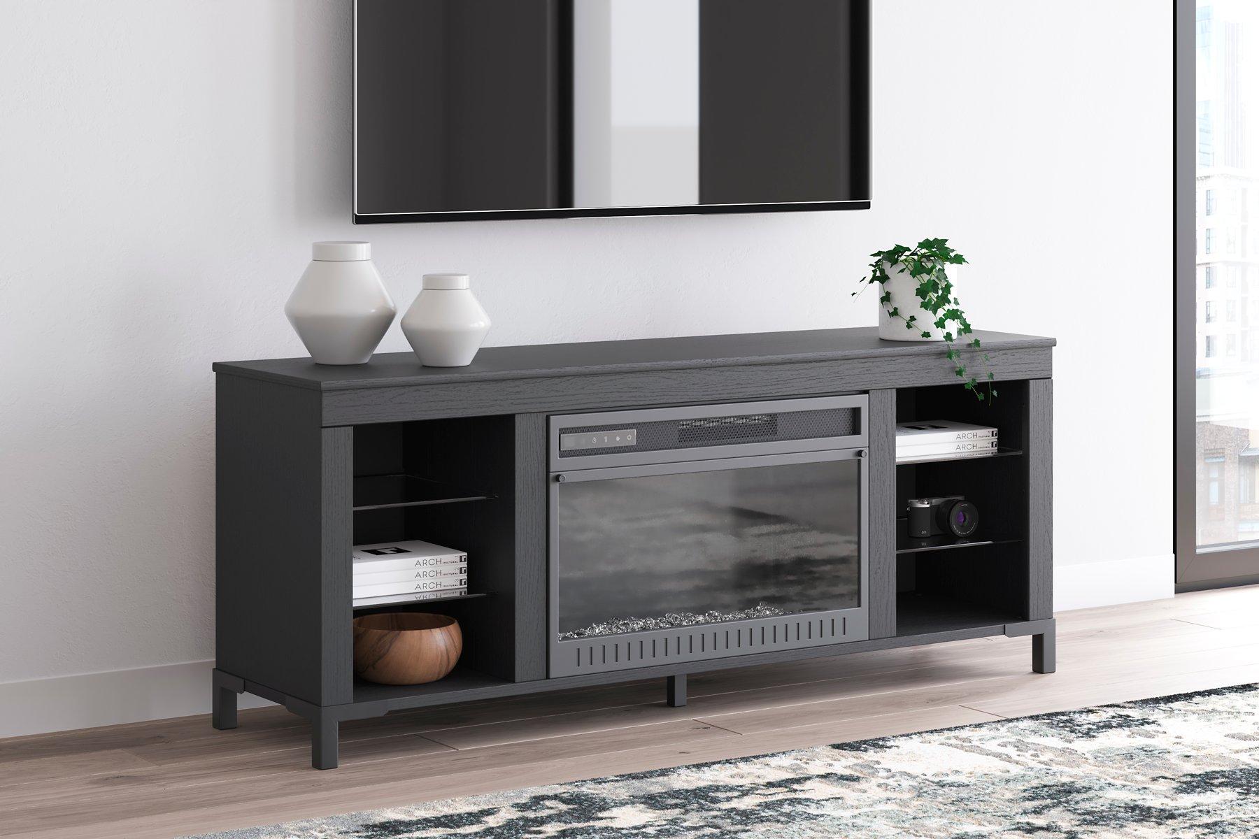 Cayberry 60" TV Stand with Electric Fireplace - Romeo & Juliet Furniture (Warren,MI)