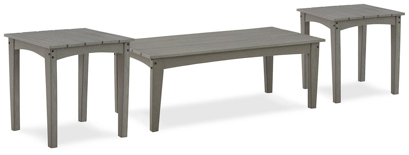 Visola Outdoor Occasional Table Set - Romeo & Juliet Furniture (Warren,MI)