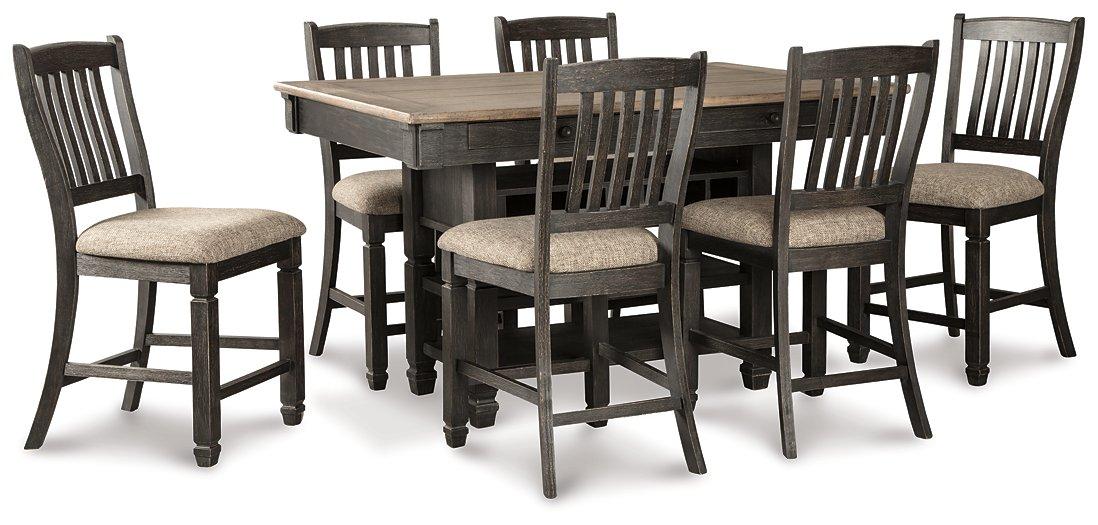 Tyler Creek Counter Height Dining Set - Romeo & Juliet Furniture (Warren,MI)