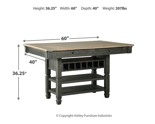 Tyler Creek Counter Height Dining Set - Romeo & Juliet Furniture (Warren,MI)