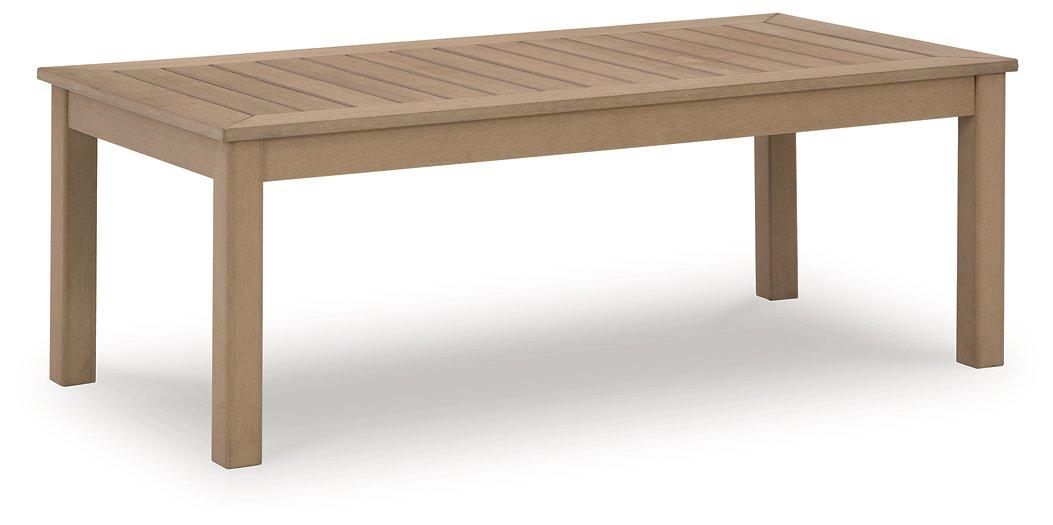Hallow Creek Outdoor Coffee Table - Romeo & Juliet Furniture (Warren,MI)