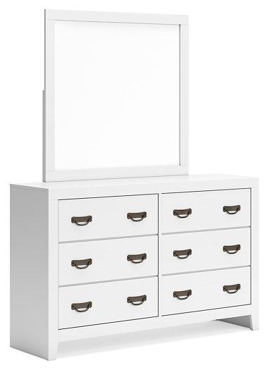 Binterglen Dresser and Mirror - Romeo & Juliet Furniture (Warren,MI)