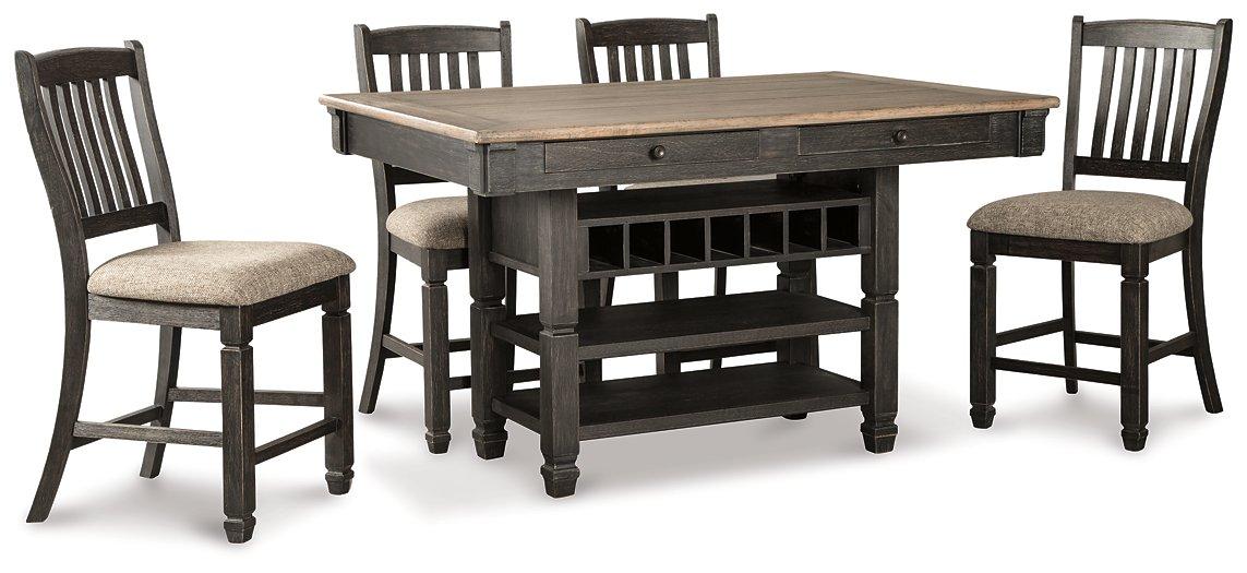 Tyler Creek Counter Height Dining Set - Romeo & Juliet Furniture (Warren,MI)
