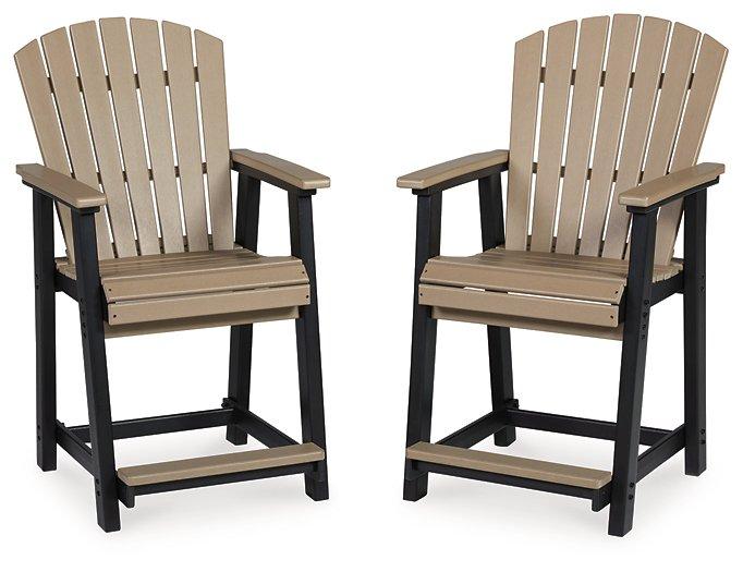 Fairen Trail Outdoor Counter Height Bar Stool (Set of 2) - Romeo & Juliet Furniture (Warren,MI)