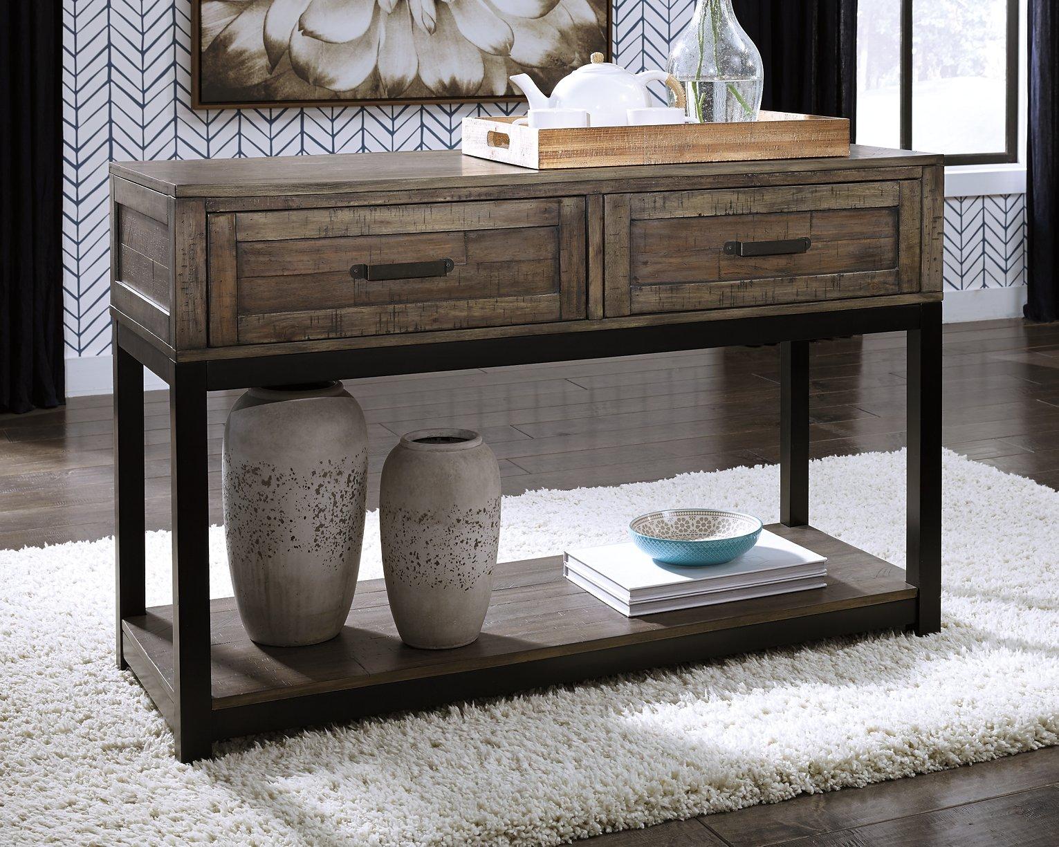 Johurst Sofa/Console Table - Romeo & Juliet Furniture (Warren,MI)