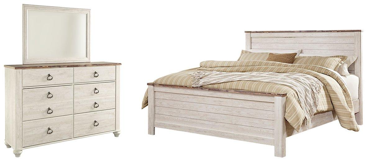 Willowton Bedroom Set - Romeo & Juliet Furniture (Warren,MI)