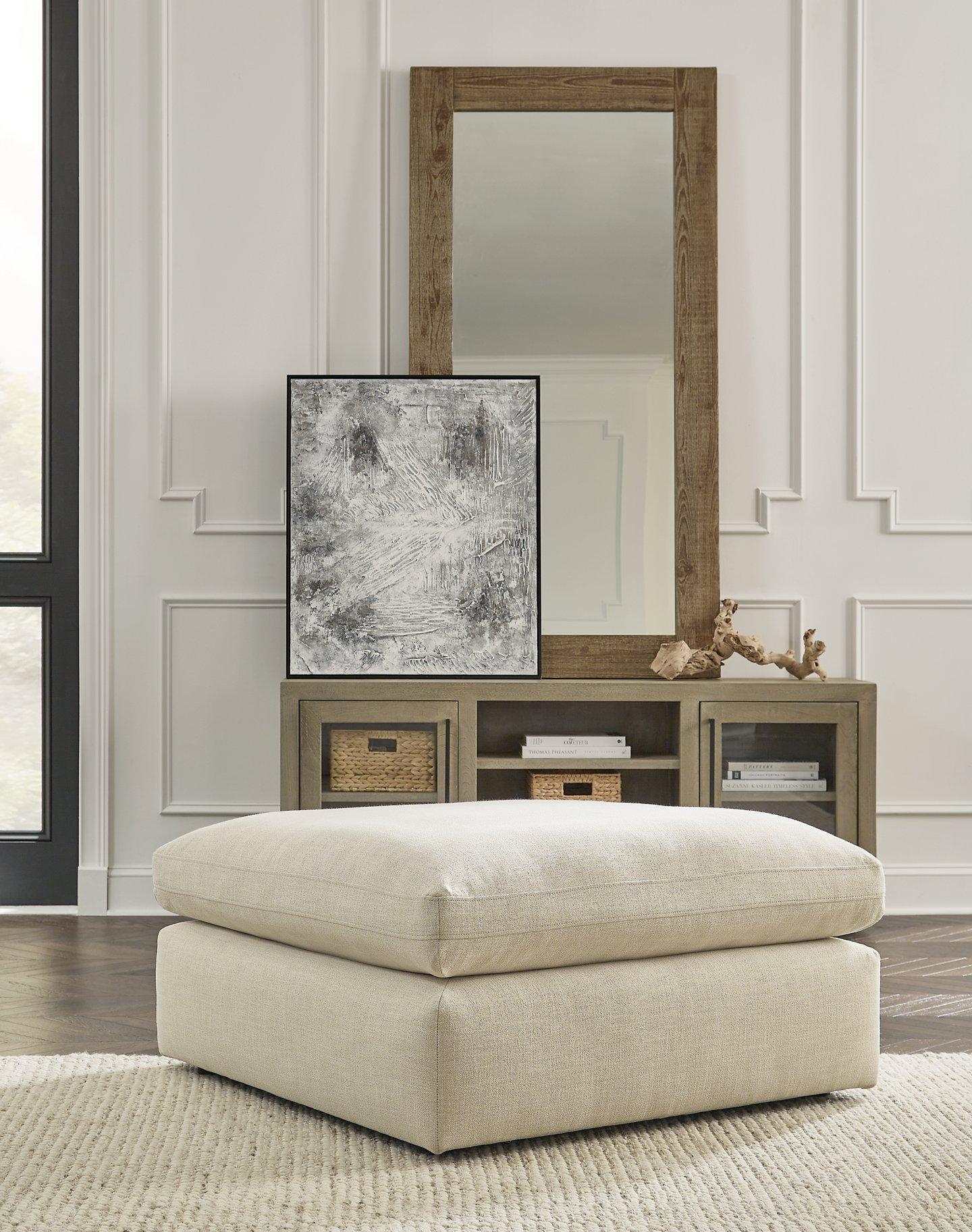 Elyza Oversized Accent Ottoman - Romeo & Juliet Furniture (Warren,MI)
