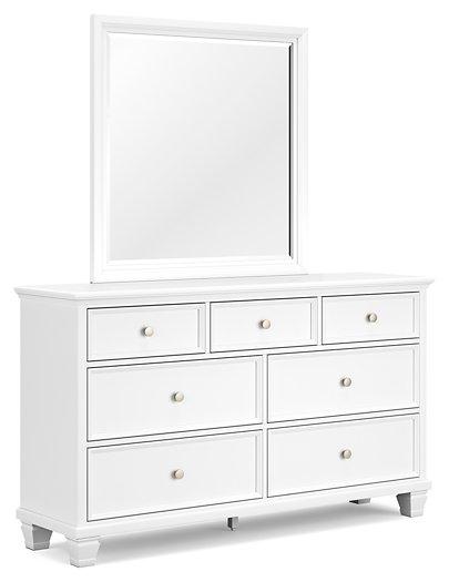 Fortman Dresser and Mirror - Romeo & Juliet Furniture (Warren,MI)