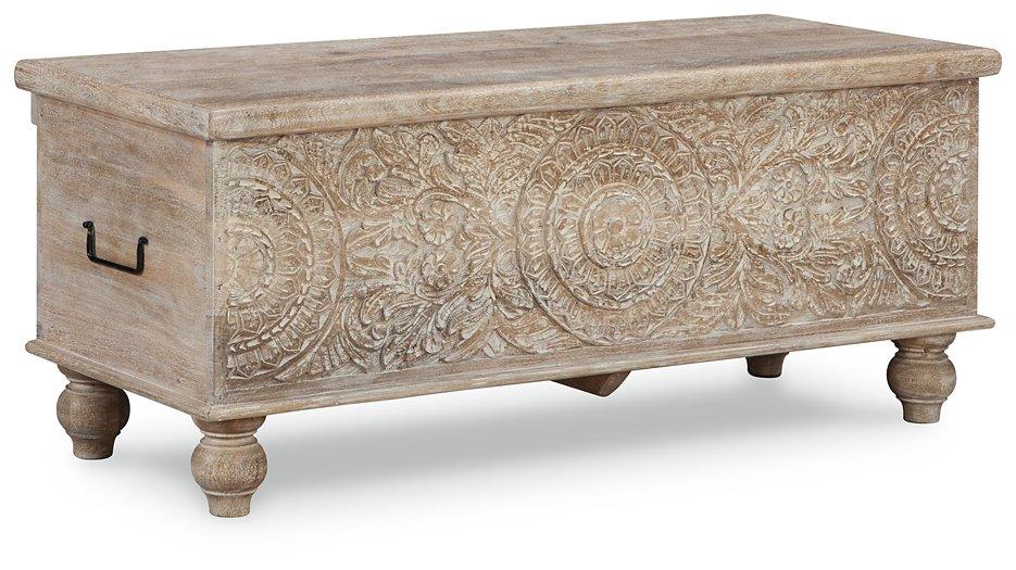 Fossil Ridge Storage Bench - Romeo & Juliet Furniture (Warren,MI)