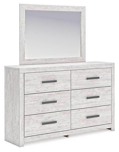 Cayboni Dresser and Mirror - Romeo & Juliet Furniture (Warren,MI)