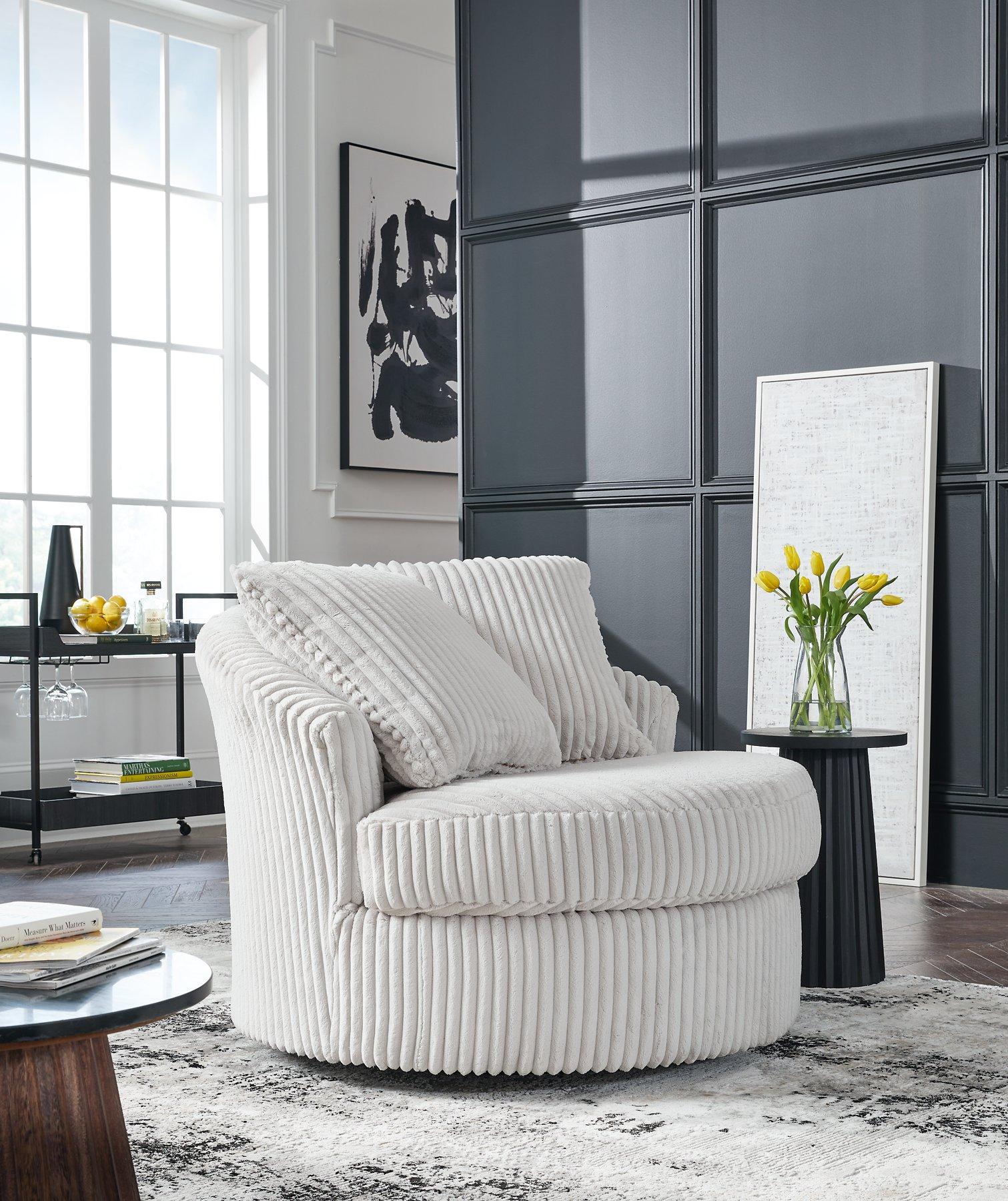 Gramwell Swivel Accent Chair - Romeo & Juliet Furniture (Warren,MI)