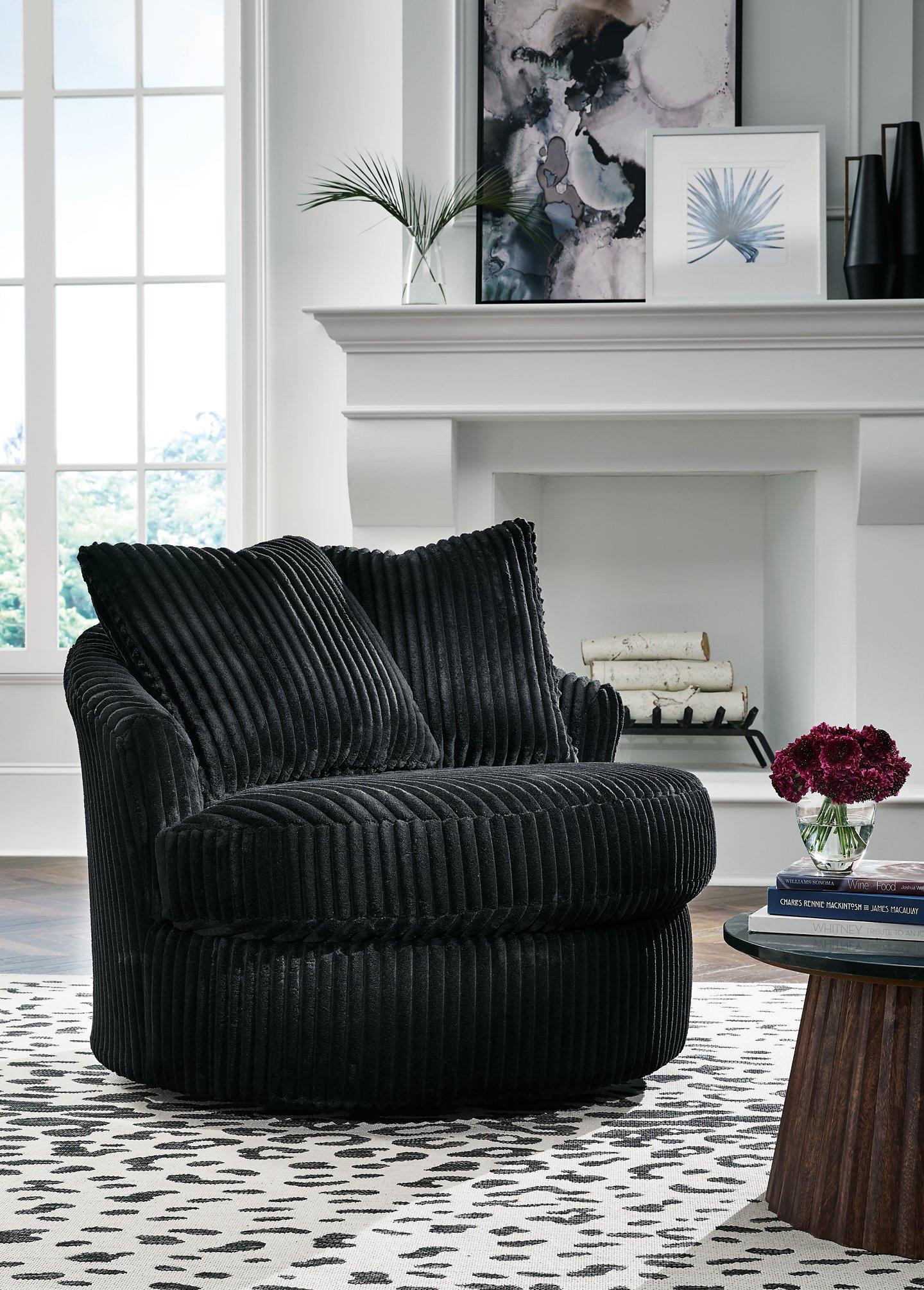 Gramwell Swivel Accent Chair - Romeo & Juliet Furniture (Warren,MI)