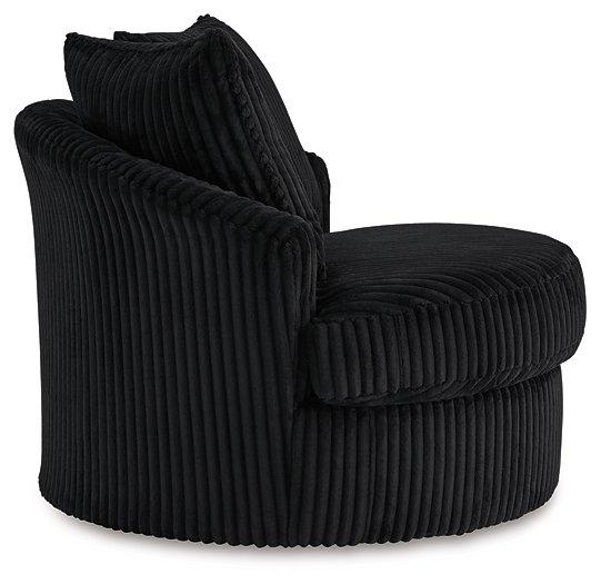 Gramwell Swivel Accent Chair - Romeo & Juliet Furniture (Warren,MI)
