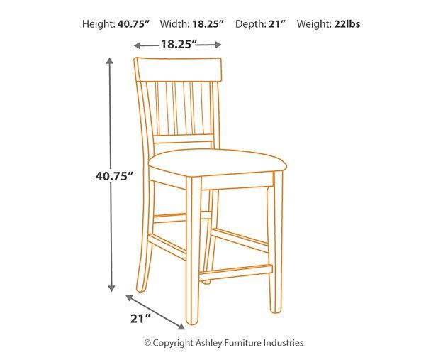 Haddigan Counter Height Bar Stool - Romeo & Juliet Furniture (Warren,MI)