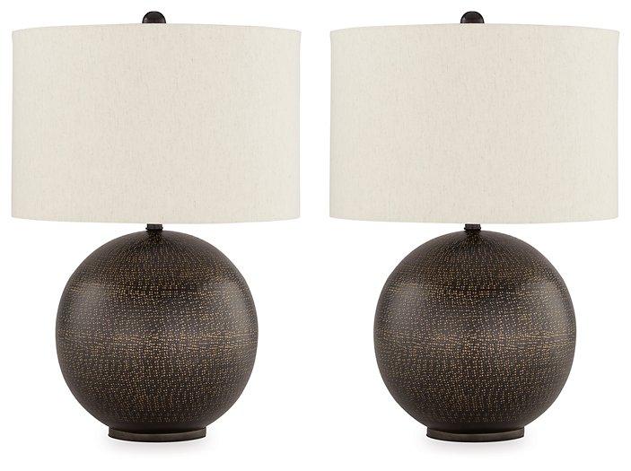 Hambell Lamp Set - Romeo & Juliet Furniture (Warren,MI)