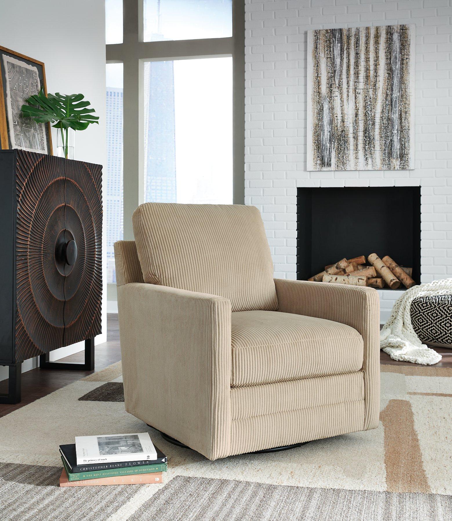 Icaman Swivel Accent Chair - Romeo & Juliet Furniture (Warren,MI)