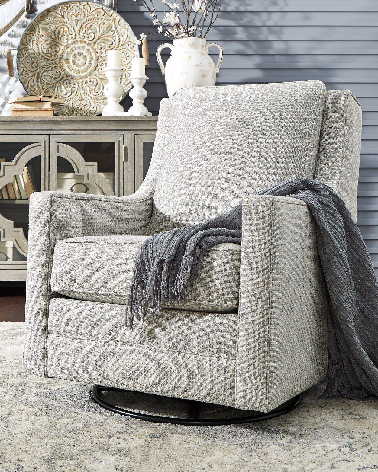 Kambria Swivel Glider Accent Chair - Romeo & Juliet Furniture (Warren,MI)