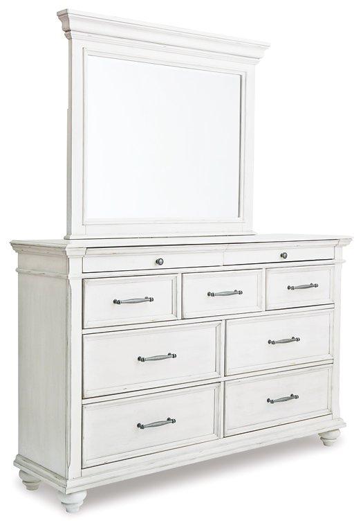 Kanwyn Dresser and Mirror - Romeo & Juliet Furniture (Warren,MI)