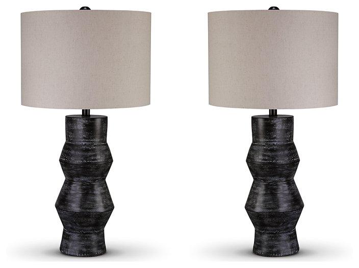 Kerbert Lamp Set - Romeo & Juliet Furniture (Warren,MI)