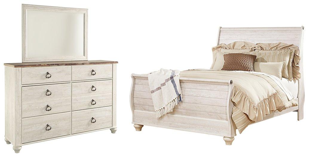 Willowton Bedroom Set - Romeo & Juliet Furniture (Warren,MI)