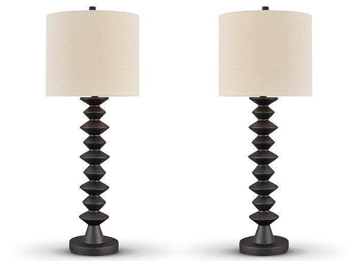 Luanndon Lamp Set - Romeo & Juliet Furniture (Warren,MI)