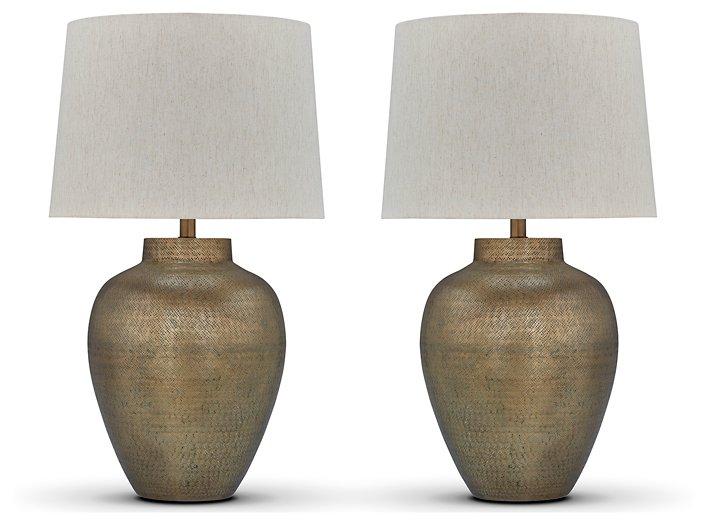 Madney Lamp Set - Romeo & Juliet Furniture (Warren,MI)