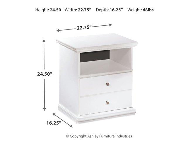 Bostwick Shoals Nightstand - Romeo & Juliet Furniture (Warren,MI)
