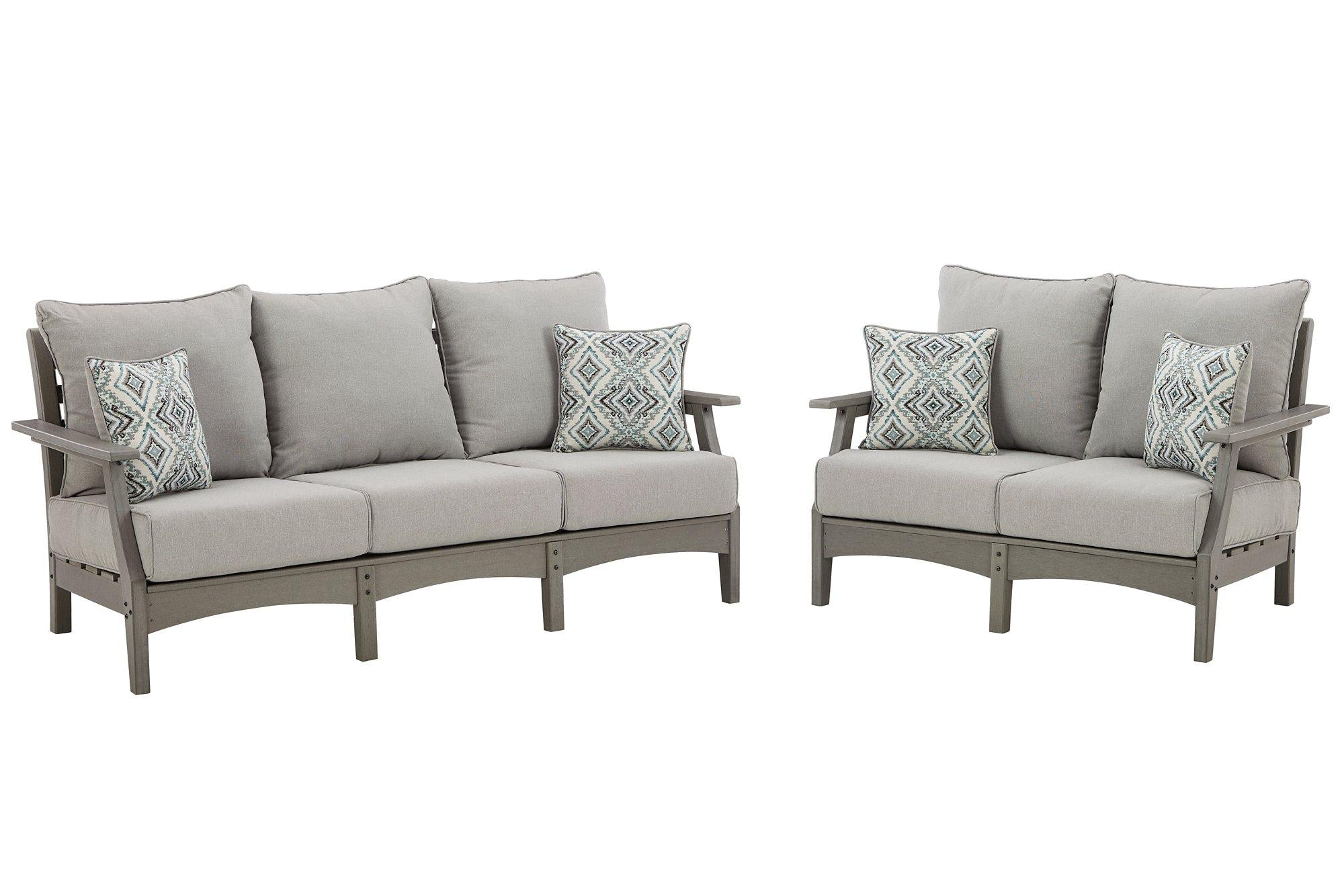 Visola Outdoor Seating Set - Romeo & Juliet Furniture (Warren,MI)