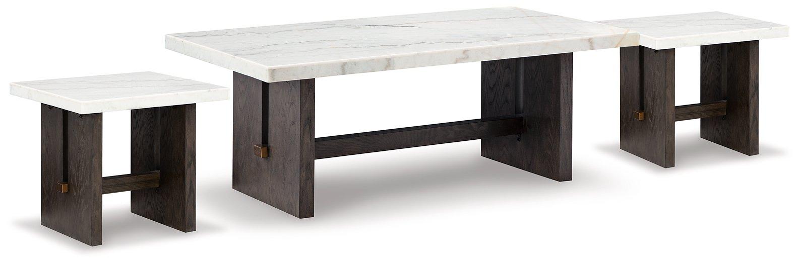 Burkhaus Occasional Table Set - Romeo & Juliet Furniture (Warren,MI)