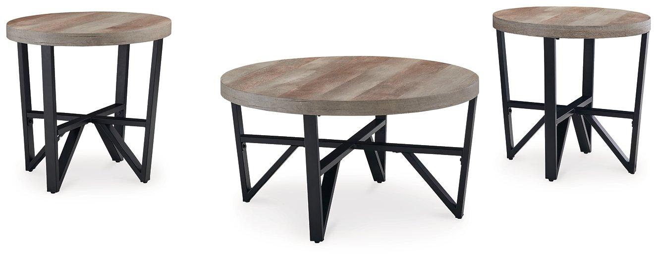 Deanlee Table (Set of 3) - Romeo & Juliet Furniture (Warren,MI)