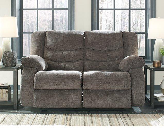 Tulen Reclining Loveseat - Romeo & Juliet Furniture (Warren,MI)