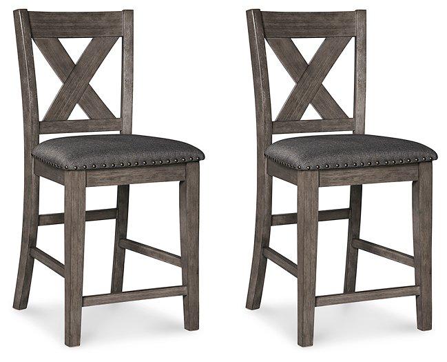 Caitbrook Counter Height Upholstered Bar Stool - Romeo & Juliet Furniture (Warren,MI)